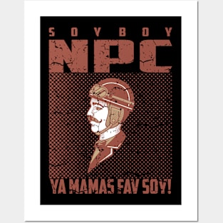 soy boy npc 04 Posters and Art